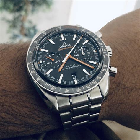 omega speedmaster co axial white|omega co axial speedmaster stainless.